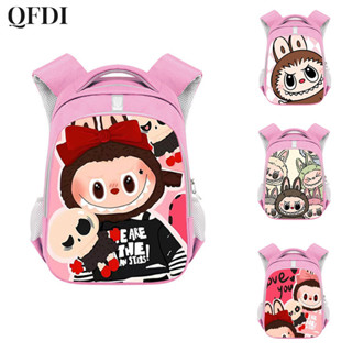 Qfdi Mới Ô Tô Rèm Vải Sinh Viên Schoolbag Màu Hồng Dễ Thương Cao Cấp Polyester Chống Mài Mòn Ba Lô Dung Tích Lớn