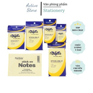 Giấy note ghi chú màu vàng ageless đủ kích cỡ 1.5x2 3x2 3x3 3x4 3x5 4x6 hình vui nhộn