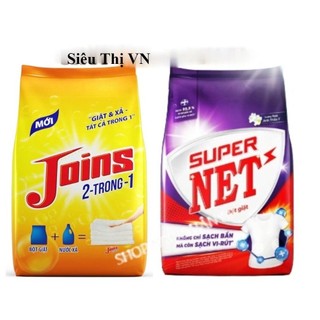  Bột Giặt Joins 2,7kg - Super Net 3kg Giặt & Xả 2 Trong 1 siêu sạch 