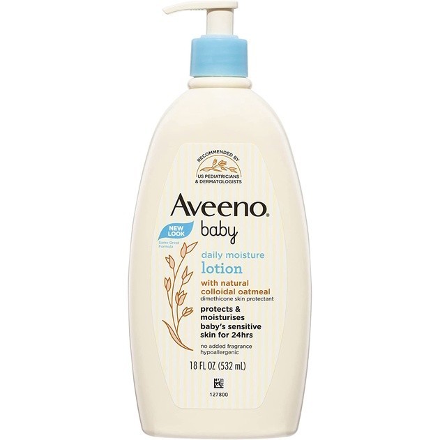 [Bills Úc] Dưỡng ẩm Aveeno Baby Daily Moisture Lotion 532ml
