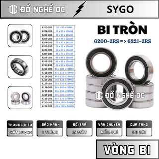 Vòng bi tròn, bạc đạn, ổ bi tròn nhiều loại SYGO UKB 6218-2RS, 6219-2RS, 6220-2RS, 6221-2RS Thép Cao Cấp quay tốc độ cao