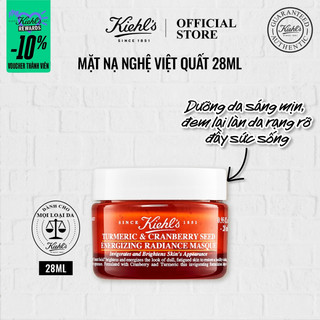 Mặt nạ nghệ việt quất Kiehl's Turmeric & Cranberry Seed Energizing Radiance Masque 28ml