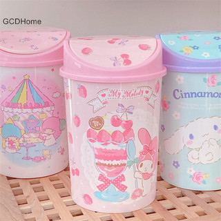  Gcdhome Hoạt Hình Để Bàn Thùng Rác Có Thể Kawaii Kuromi Giai Điệu Cinnamoroll Dễ Thương Lật Bao Giỏ Giấy Cho Phòng Ngủ Trang Trí Phòng HOT 