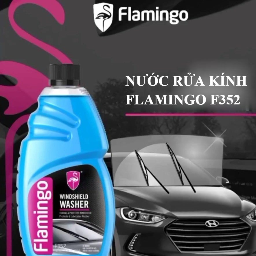 Nước rửa kính ô tô  Nước Đổ Kính - Chống Đông Kính Ô Tô Flamingo F352 500ml
