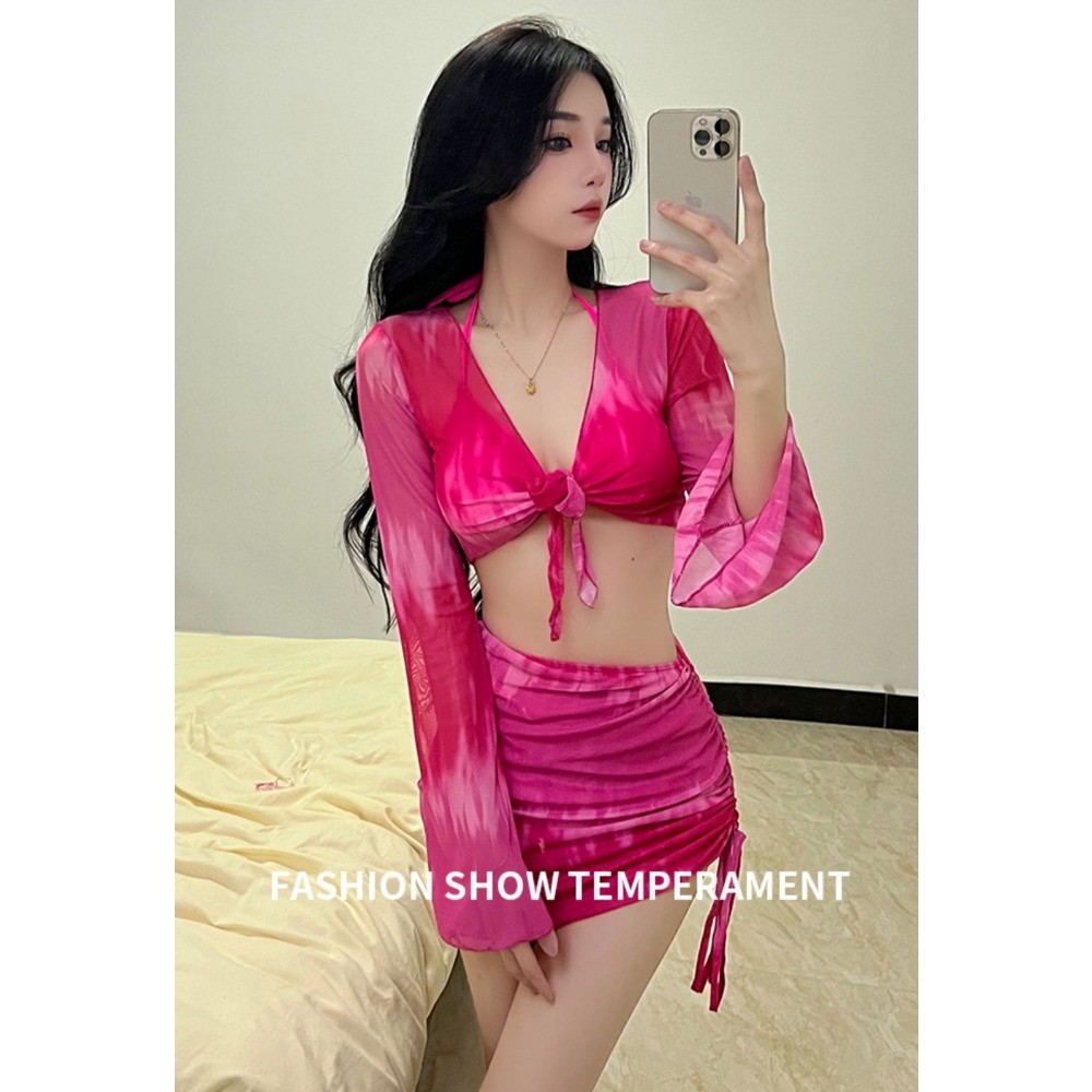 RICH-THEY Set Bộ Đồ Bơi Bikini 4 Chi Tiết Có Đệm Ngực Thời Trang Mới Đi Biển Gợi Cảm Dành Cho Nữ | BigBuy360 - bigbuy360.vn