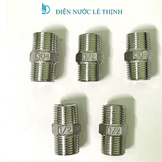 Kép nối 2 đầu rên Inox phi 21