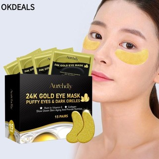 OKDEALS 15 Cặp Mắt Collagen Loại Bỏ quầng thâm