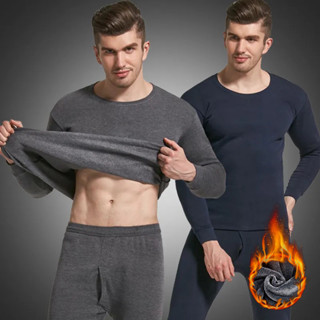 Quần Lót Giữ Nhiệt Mùa Đông Dài Johns Nam Giữ Ấm Áo Và Quần Bộ Dày Thoải Mái Giữ Nhiệt Bộ Đồ Lót