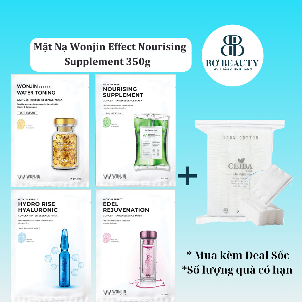 Mặt Nạ Wonjin Dưỡng Da Chuyên Sâu Wonjin Effect Mask 30g