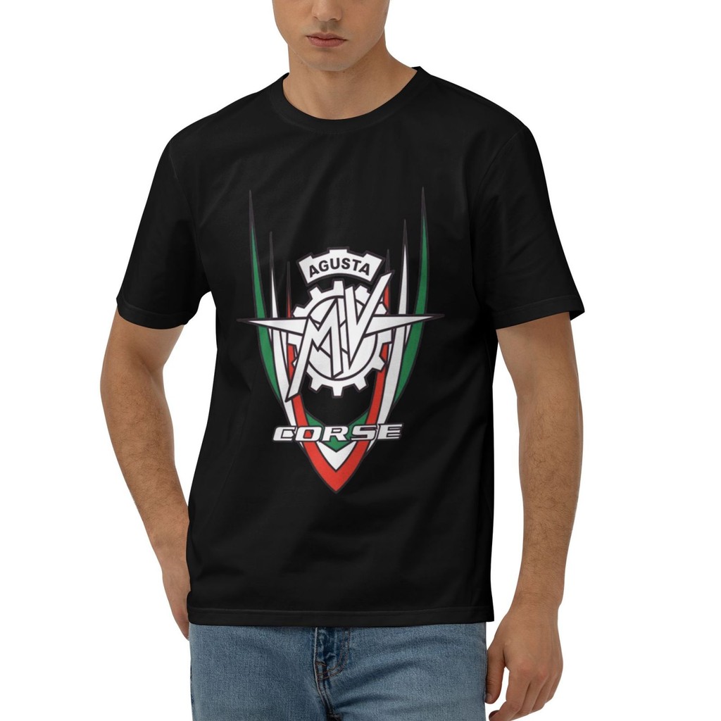 Agusta Mv Corse In Hình Mới Lạ Áo Thun Nam Cotton Mới