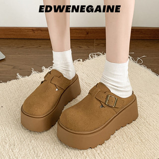 EDWENEGAINE dép sandal nữ dép đế cao Thoải Mái Xinh Xắn  Đi biển Đàn hồi Êm ái Bảnh bao FDL24919SM 39Z240922