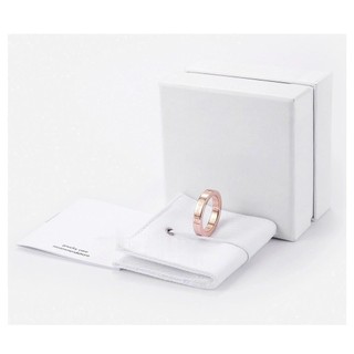 Nhẫn Cặp Đôi Calvin Hook Rose Gold CK Ring Authentic - Garbini