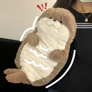 45cm Con Dấu Sang Trọng Đồ Chơi Dễ Thương Biển Otter Búp Bê Siêu Mềm Gối Vải Búp Bê