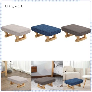   Wenodxa  Chỗ Để Chân Ottoman Nhỏ Với Chân Gỗ Ghế Trang Trí Đệm Chân Hình Chữ Nhật Bước Ngắn Phân Cho Ghế Văn Phòng Sống 