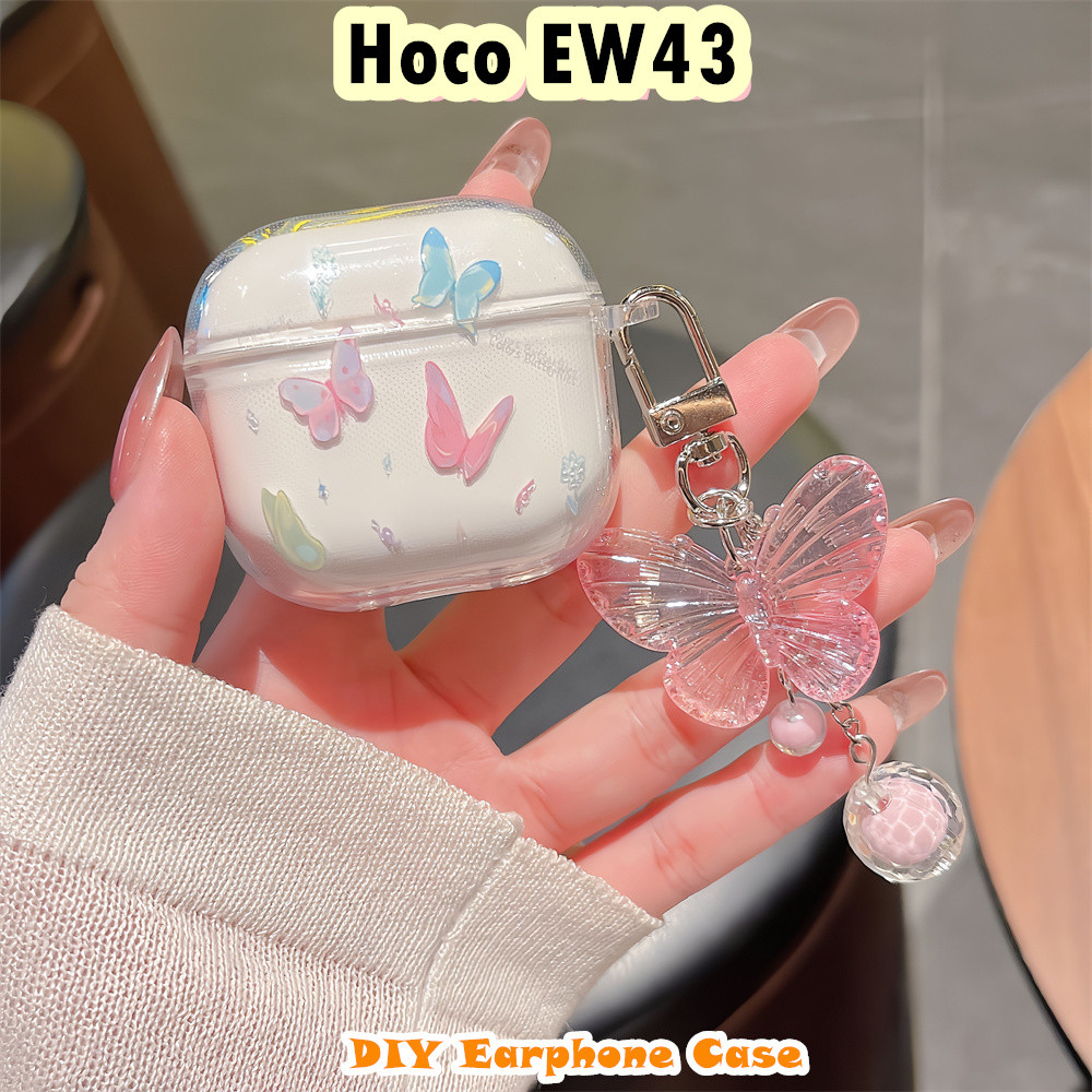 【Hot sale】Cho Hoco EW43 ốp tai ng Case DIY phim hoạt hình Dễ thương  Vỏ Bảo Vệ Hộp Sạc Tai Nghe
