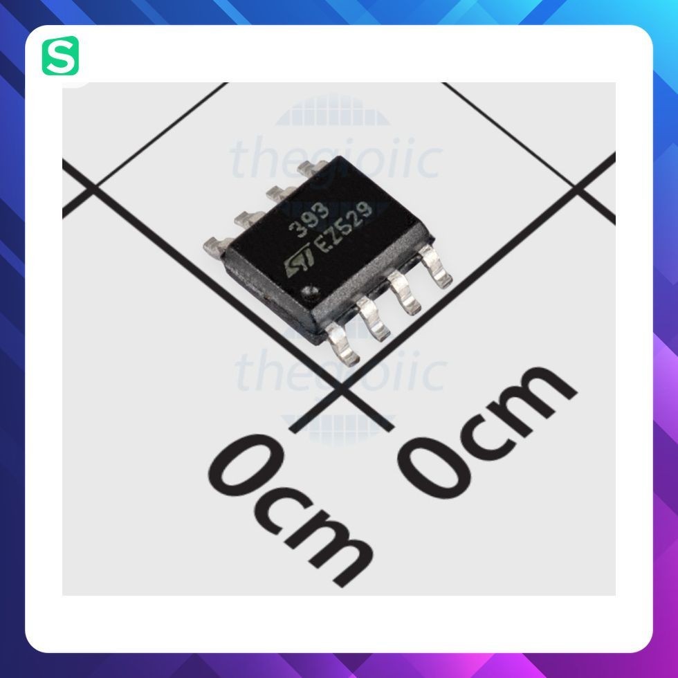 [ 5 con ]  LM393 LM393D LM393DT LM393DR IC Dual Differential Comparator SOP-8 mới