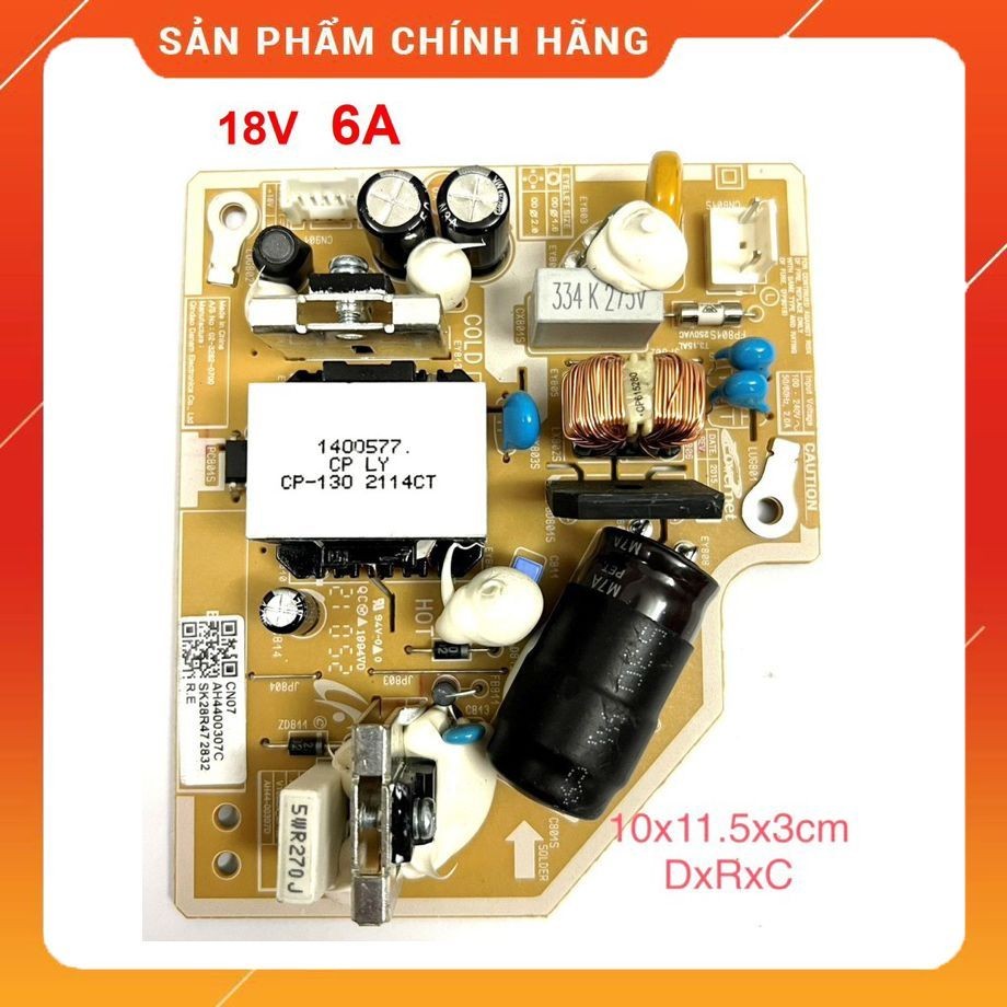 MẠCH NGUỒN 220V. 18V 6A  ( Loa samsung AH8113870B , AH8113871B , AH4400307C )