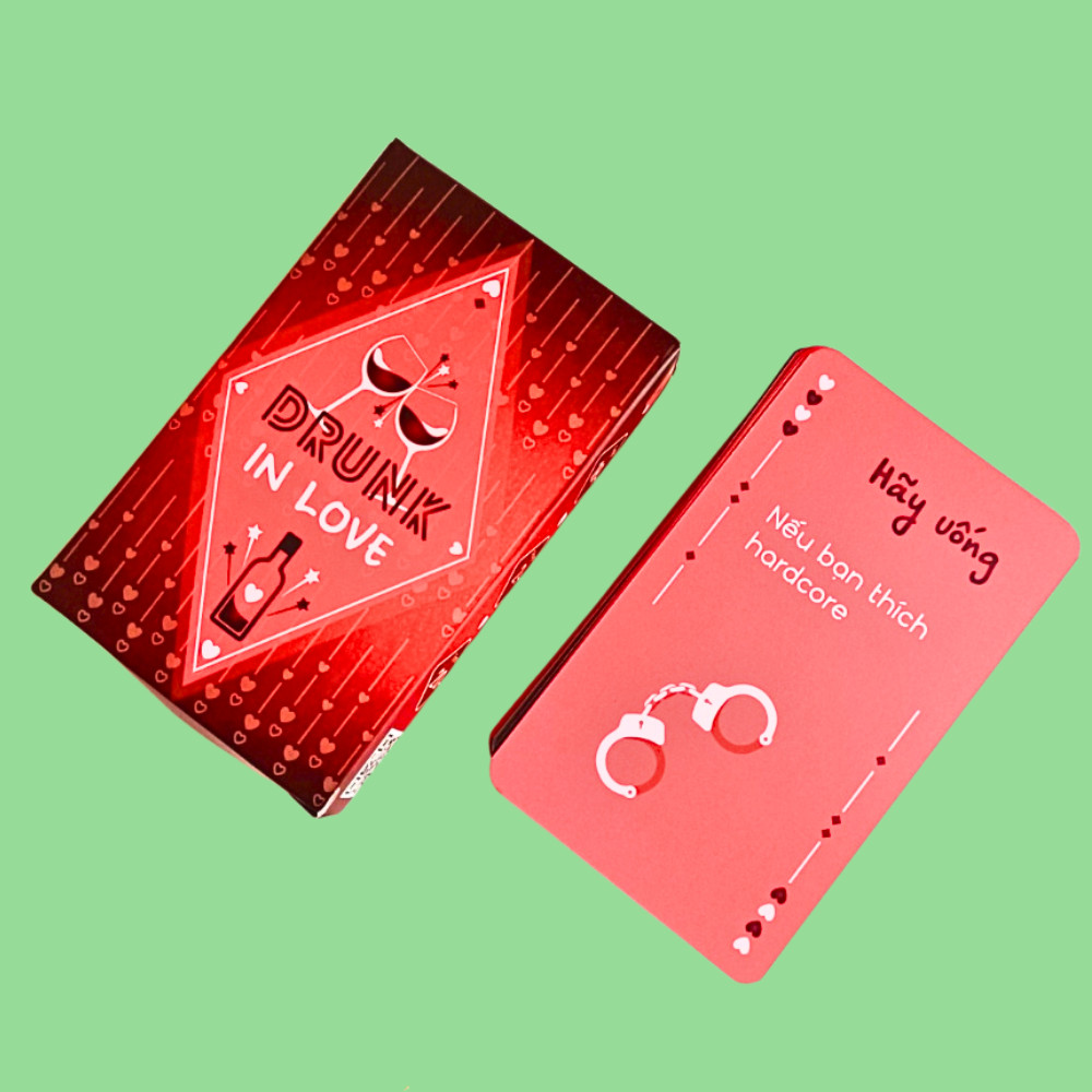 Bộ bài Drunk In Love khám phá partner, người yêu Boardgame hẹn hò siêu cháy dành cho các cặp đôi