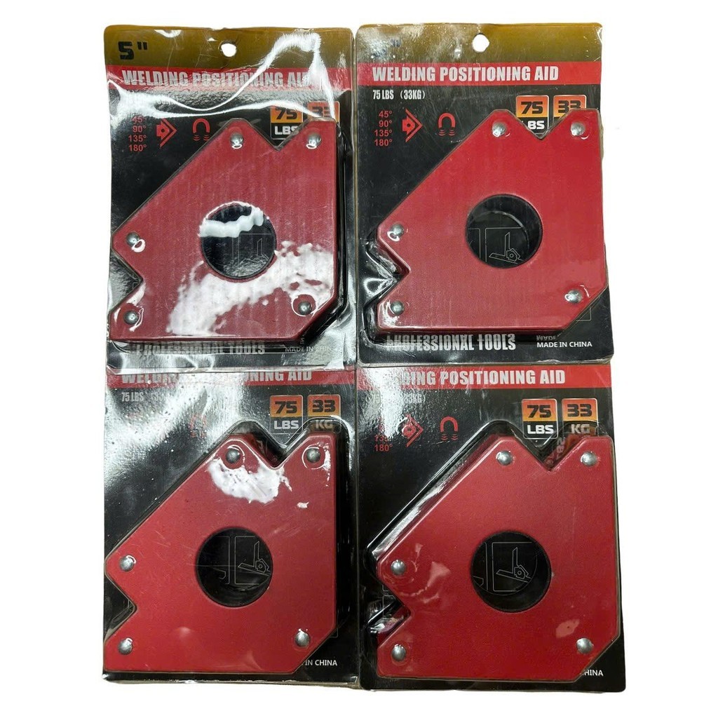 Bộ 4 ke góc nam châm, ke góc hàn loại To Đại 33kg (75LBS)