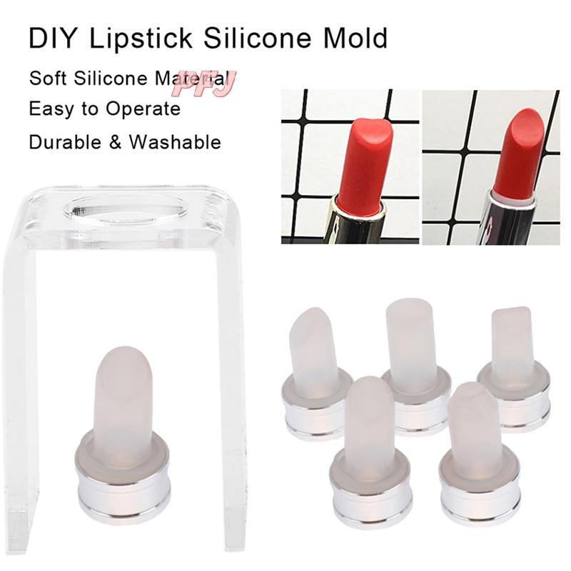 PFJ 3 Cái / bộ DIY Son Môi Khuôn Dụng Cụ Bộ Dụng Cụ 12.1Mm Ống Son Môi Khuôn Tự Làm Thủ Công Dụng Cụ