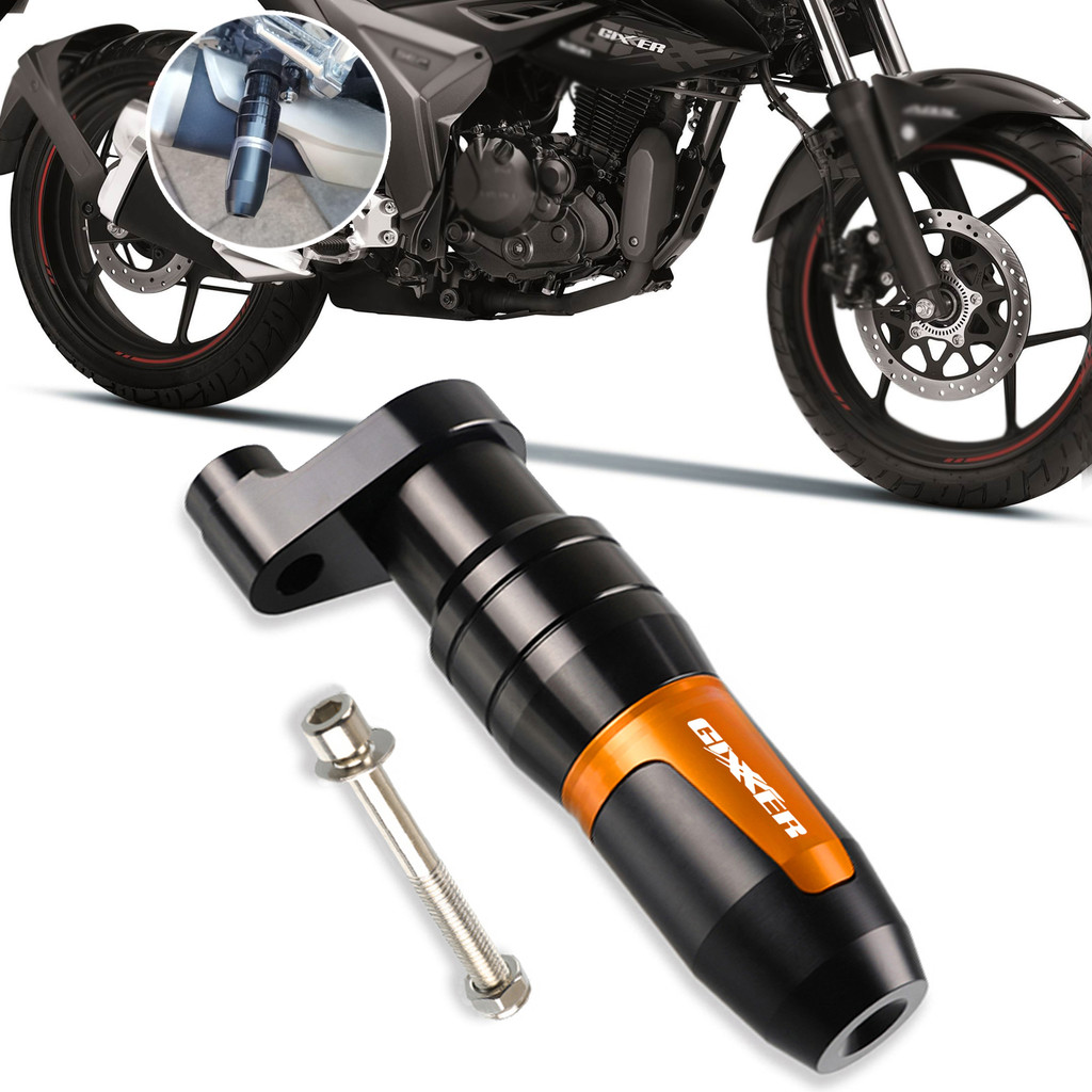 Dành Cho Gixxer SF 155 Gixxer150 250 2025 Thanh Trượt Ống Xả Chống Va Chạm Miếng Lót Bảo Vệ Chống Rơ