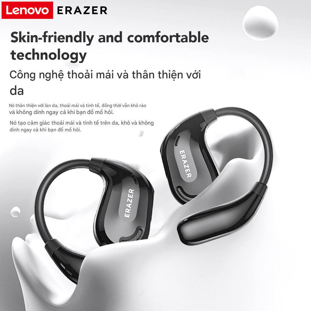 Lenovo ERAZER XT66 PRO AI Tai nghe dịch thuật LED Màn hình Tai nghe Bluetooth V5.4 Âm nhạc HIFI ASMR tai nghe không dây Chống nước IPX4 | BigBuy360 - bigbuy360.vn