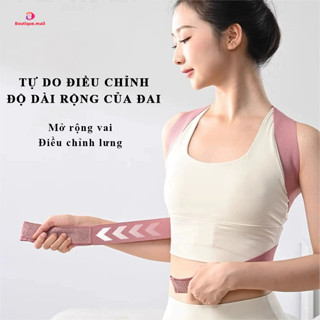 Đai đeo chống gù lưng BOUTIQUE Đai chống gù cao cấp nẹp chống đỡ định hình lưng và cột sống