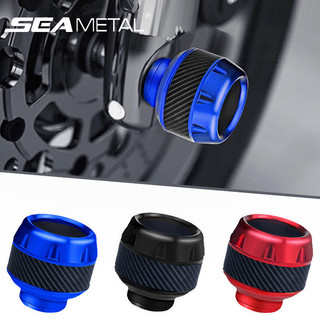 SEAMETAL 2 / 4 Cái Hợp Kim Nhôm Xe Máy Bảo Vệ Tai Nạn Xe Tay Ga Bánh Trước Khung Nĩa Rơi Miếng Lót Bảo Vệ Thanh Trượt Moto Ngoại Thất