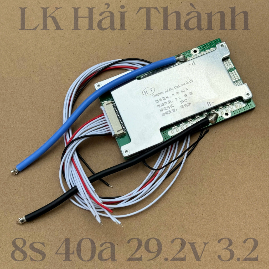 Bms mạch bảo vệ quản lí sạc xả 8s 24v 29.2v 30a cho pin sắt 3.2v