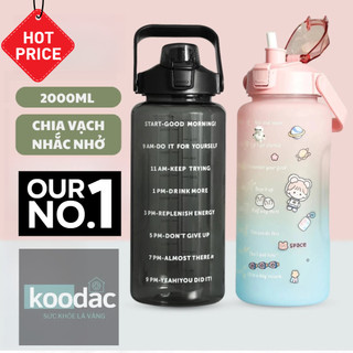 Bình Nước Thể Thao 1700ml 2700ml Chất Liệu Pc Tiện Dụng Chất Lượng Cao ( Tặng kèm Chổi Rửa Bình )
