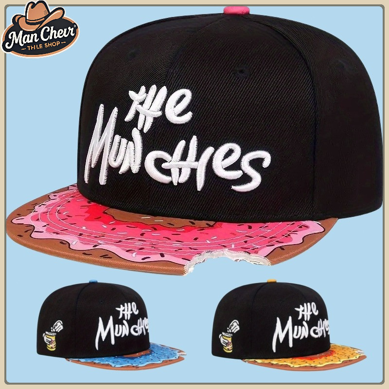 【MANCHER】Mũ Bóng Chày Cổ Điển Thêu Chữ - Phong Cách Hip Hop Đậm Chất Streetwear