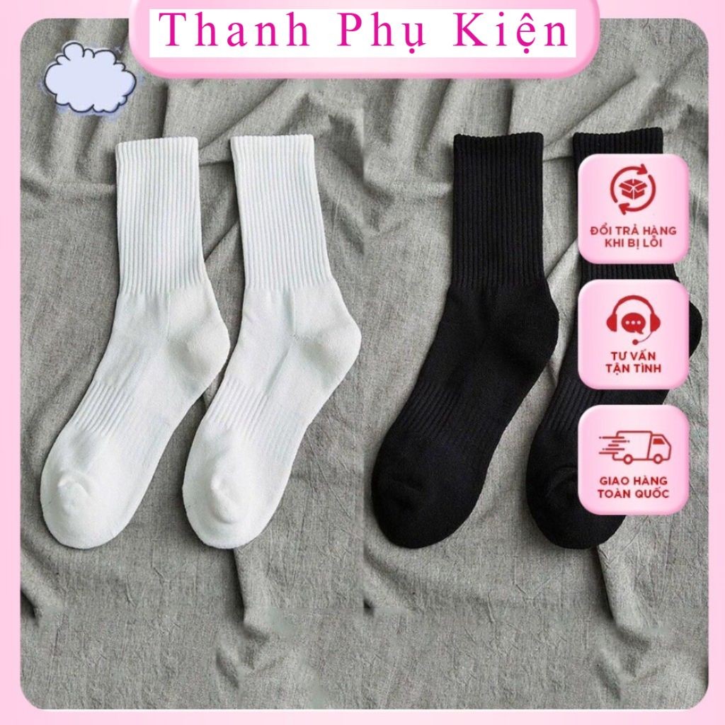 Tất Njke nam nữ cổ cao thể thao, tất cao cổ cao cấp loại đẹp - Thanh Phụ Kiện