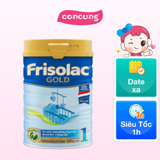 Sữa Frisolac Gold 1, 0 - 6 tháng tuổi (850gr)