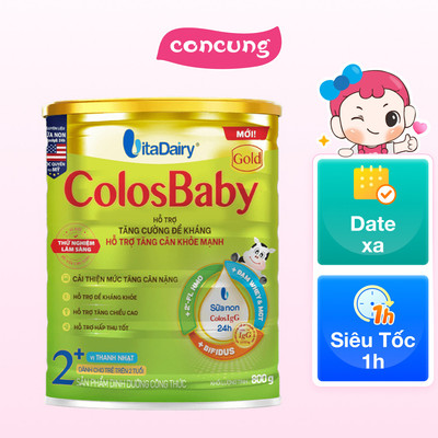 SPDD công thức ColosBaby Gold 2+ 800g - S