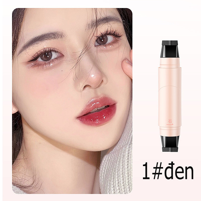 Bút Kẻ Mắt 2 Đầu Eyeliner Stamp Nét Mảnh Chống Nước Trang điểm tem kép tiện lợi, lâu trôi | BigBuy360 - bigbuy360.vn