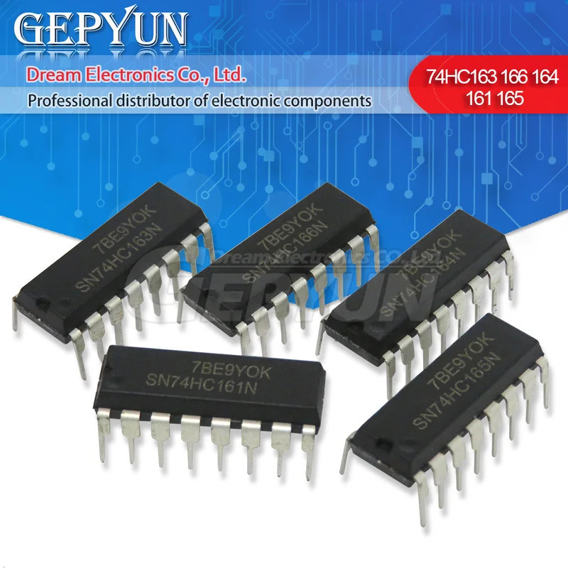 1-5 Miếng SN74HC165N DIP 74HC165N DIP-16 74HC165 SN74HC157N 74HC157N SN74HC161N 74HC164N 74HC164N SN