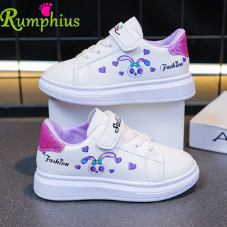 Rumphius Đơn Giản Phù Hợp Với Giày Thể Thao Cho Bé Gái Thời Trang Thỏ Trẻ Em Giày Thể Thao Đế Mềm Chống Trơn Trượt Size 26-37
