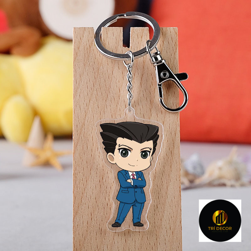 Móc Khoá, Standee, Tranh Kính Mô Hình Lắc Lư Gyakuten Saiban Maya Fey Phoenix Wright Anime Trang Trí