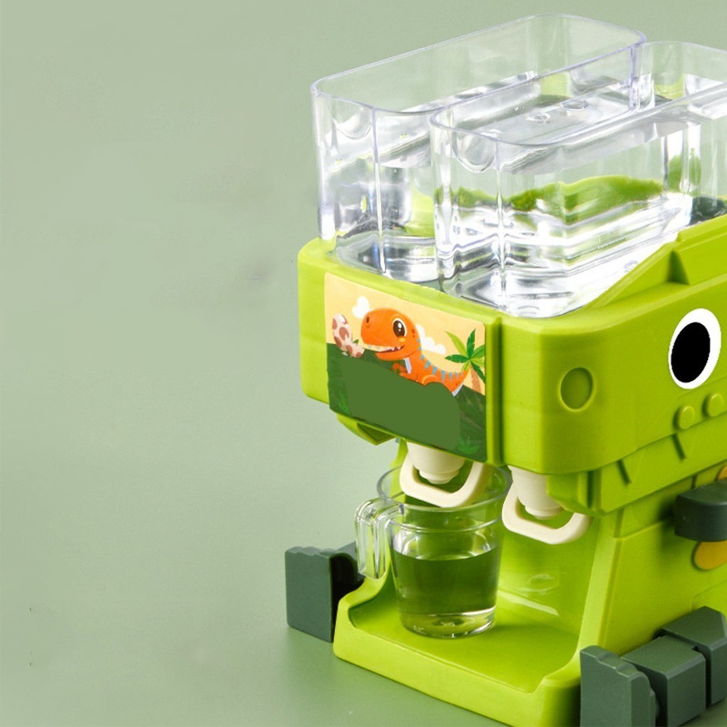 Iridescent03 Nhỏ Nước Đồ Chơi Mô Phỏng Hình Khủng Long An Toàn Dễ Thương Vòi Uống Cho Trẻ Em