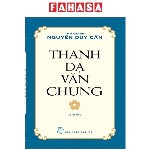 Sách Thanh Dạ Văn Chung (Tái Bản 2021)