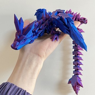 Rồng in 3D có cánh Xoay được Rồng khớp nối thực tế Rồng để bàn Đồ trang trí