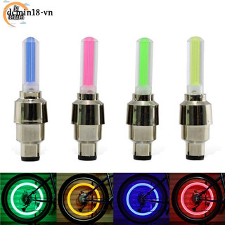 Nắp Van Bánh Xe Có Đèn LED Phát Sáng Dành Cho Xe Hơi Xe Đạp Xe Máy