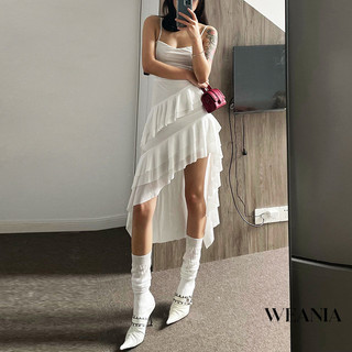 Đầm Mini xếp nếp thời trang đường phố WEANIA