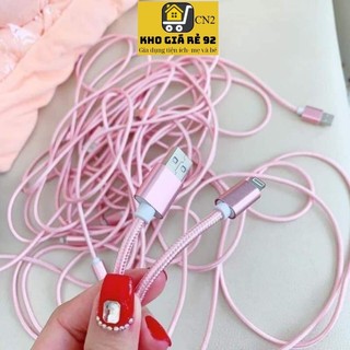 [ GIÁ HUỶ DIỆT] Dây Sạc IPhone, Android Dài 3M Bọc Dù Siêu Bền