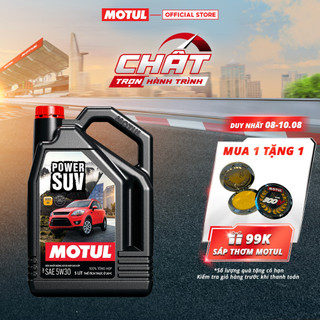 Dầu nhớt xe ô tô motul power suv 5w30 4x5l vn