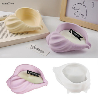 Khuôn silicone Làm Nến Thơm Hình Vỏ Sò / Ốc Xà Cừ Độc Đáo diy