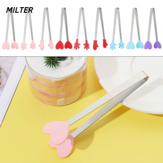 Kẹp Thức Ăn Mini Bằng Thép Không Gỉ Tiện Dụng