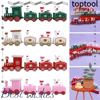 Toptool Xe Lửa Nhựa Quà Tặng Tiệc Trang Trí Nhà Cửa Giáng Sinh Vui Vẻ