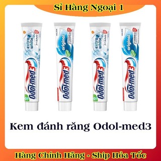 Kem đánh răng Odol- Med 3 Extra White của Đức