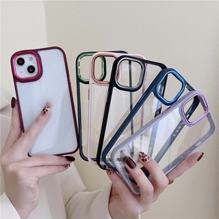 Ốp lưng trong suốt Acrylic mạ điện chất lượng cao cho IPhone 15 14 11 13 12 Pro Max 14plus 15plus